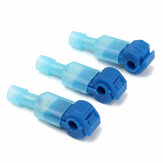 Σετ 50 ταχυσύνδεσμων καλωδίων με γαλάζιο χρώμα Excellway® TC01 και θηλυκών συνδέσμων σπάτου