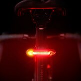 USB-wiederaufladbare Fahrrad-Rückleuchte Warnlicht für Fahrrad Smarte drahtlose Fernbedienungs-Blinker LED-Fahrradleuchte