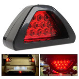 12 luzes de freio triangulares LED Luzes traseiras LED Luzes de freio piscando Luzes de advertência vermelhas