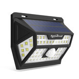 Somoreal SM-OLT10 Lampka Ścienno-Montażowa Solar Power z czujnikiem ruchu PIR i 62 diodami LED - szeroki kąt oświetlenia, wodoodporna - idealna do oświetlenia ogrodu, ścieżki lub podwórka i zapewnienia bezpieczeństwa