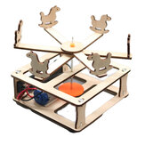 DIY Science Carousel Children's Science Experiments Handmade Puzzle Educational Models