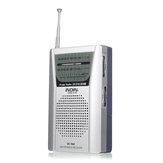 Indin BC-R60 Mini bolsillo portátil AM / FM Receptor Radio Jugador telescópico Antena Altavoz