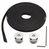 3M GT2 Timing Belt With 2pcs 20T Bore 5mm GT2 Timing Pulley