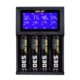 GOLISI i4 LCD Screen Display USB Charging Intelligent 2A Fast Battery Charger Li-ion NIMH Batteries
