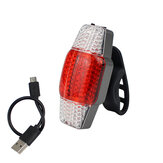 BIKIGHT Intelligent Turn Signal Brake Bike Light USB Rechargeable Taillight COB LED 