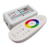 Controlador de LED 2.4G RF com controle remoto de tela sensível ao toque 6A 4 canais DC12V-24V para fita de luz RGBW