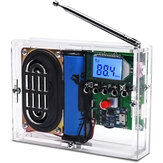 FM Radio Receiver Module DIY Electronic Kit 76-108MHz DIY Radio Speaker Kit Frequency Modification LCD Display Soldering Practice