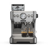 BlitzHome® BH-CMM5 1620W 20Bar Profesyonel Espresso Makinesi Kahve Makinesi PID Akıllı Sıcaklık Kontrolü Konik Çapak Öğütücü