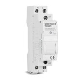 SINOTIMER TM609 Home Smart 18mm 1P WiFi Remote APP Control Circuit Breaker Timing Switch Staircase Timer Din Rail Universal 110V 220V AC Input