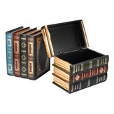 Wintage Book Shape Hidden Secret Storage Box Półka na książki w kształcie książki do przechowywania i dekoracji wnętrz domowych