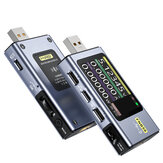FNIRSI-FNB58 USB QC/PD Измеритель напряжения и тока Type-C Многофункциональный тестер быстрой зарядки HD-экран Человеко-компьютерное взаимодействие Определение кабеля Модуль измерения