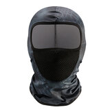 Maska pełnotwarzowa przeciwkurzowa do jazdy na motocyklu na zewnątrz taktyczny kapturek przeciwwietrzny Airsoft wielokolorowy