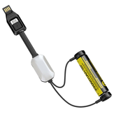 Nitecore LC10 Портативное магнитное зарядное устройство для аккумуляторов с USB-кабелем и встроенным фонариком