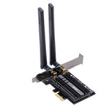 Placa de rede dual band 2400Mbps Wifi 6 AX200NGW PCI-E 1X para Intel AX200 2.4G / 5Ghz 802.11ac / ax bluetooth 5.0 Adaptador sem fio