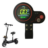 Compteur d'instrument LCD multifonction BOYUEDA avec recharge USB pour scooter électrique et vélo électrique, odomètre sûr et intelligent.