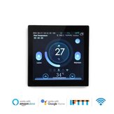 ME160H Tuya Smart WIFI LCD Színes kijelzős termosztát távoli elektromos/víz padlófűtési termosztát fali kondenzációs kazán Alexa partnerekkel Google Home