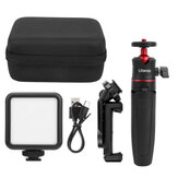 Εξοπλισμός τηλεφώνου κινητής τηλεφωνίας ULANZI Combo 8, βάση τριπόδου για φωτισμό βίντεο Selfie Fill Fill Light, βάση τριπόδου για φωτογραφίες στούντιο