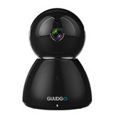 GUUDGO GD-SC03 スノーマン 1080P クラウド WIFI IP カメラ ブラック パン＆チルト IR カット ナイトビジョン 二方向オーディオ モーション検知アラームカメラモニター Amazon-AWS[Amazon Web Services] クラウドストレージサービスをサポート