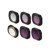 Set di 6 filtri per obiettivo MCUV+CPL+ND4+ND8+ND16+ND32 per la fotocamera DJI OSMO POCKET Gimbal