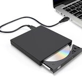 USB2.0 Taşınabilir Harici DVD Optik Sürücü 24X Yüksek Hızda Kayıt Akıllı Gürültü Önleyici Tüm-in-one Evrensel CD Yakıcı Mobil Sürücü Medya Oynatıcı için Notebook Masaüstü Dizüstü Bilgisayar PC