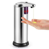 Otomatik Krom Banyo Mutfak Sıvı Sabunluk 250ml El Dokunmadan Ücretsiz