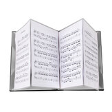 Θήκη μουσικού χαρτιού μεγέθους FB-04 A4 για οργανωτή αρχείων εγγράφου, με 40 τσέπες για κιθαρίστες, βιολιστές και πιανίστες