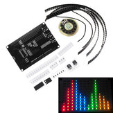12X11 FFT Music Spectrum Sound Control Analizator widma LED DIY Zestaw do produkcji elektronicznej z matrycą punktową