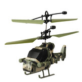 Helicóptero de levitação por indução JY8192 Camouflage com controle remoto e carregamento USB para crianças, brinquedos ao ar livre