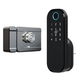 R5 Tuya Smart WiFi Lock Odblokowanie przez odcisk palca, aplikację, hasło, kartę IC Kluczowa elektroniczna blokada drzwi dla zapewnienia bezpieczeństwa w domu