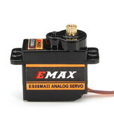 5 шт. EMAX ES08MA II 12г Миниатюрная аналоговая металлическая шестерня сервопривода для модели RC