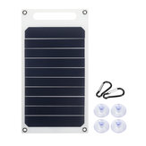 6V 10W 1.7A Portable Monocrystalline Solar Panel Slim & Light USB Charger Charging Power Bank Pad