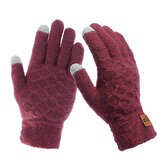 Heren Winter Outdoor Sport Winddicht Waterdicht Warm Rooster Gebreide Handschoenen Touchscreen Fietshandschoenen