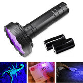 128 Lampe de Poche d'Inspection Ultraviolette à LED UV Violette Portable Étanche Lampe Multifonctionnelle de Détection Fluorescente à 395nm