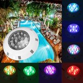 18W Multi-color LED Lampe de piscine à distance sous l'eau RGB Waterproof IP68 Lamp