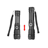 XANES 1287 XHP50 1200lm Zoomable USB Rechargeable LED Φακός Highlight Telescopic 18650 2660 Torch