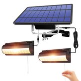 Aufgerüstete LED Solar-Pendelleuchten für den Innen- und Außenbereich, Auto On Off Solarlampe für Garten, Hof, Zuhause und Küche mit Zugschalter und 3 m Linie