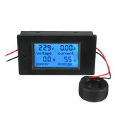 Medidor de energía digital de 100 A CA LED Potencia del panel de control de consumo de energía Monitor