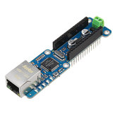 Ethernet Nano W5100 Módulo de rede LAN com blindagem Ethernet Suporte a Micro-SD TCP UDP Geekcreit para Arduino - produtos que funcionam com placas Arduino oficiais