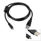 1.2м 8-контактный кабель синхронизации USB данные провода для Nikon Sony CyberShot DSC W830 камеры 
