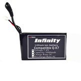 AHTECH Infinity 7,4 V 3000 mAh 2S 2C-5C Lipo Batterie für Frsky Q X7 Sender