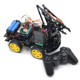 DIY meArm Robot Arm Car for Ardunio Program with PS Wireless Remote Control