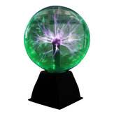 8 дюймов Зеленый свет Плазменный шар Электростатическая голосовое управление настольная лампа Магический свет