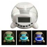Digital Ball Alarm Clock LED Backlight Kalender Termometer Naturljud