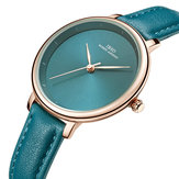 IBSO 6606シンプルデザインレディース腕時計ビジネススタイルレザーバンドクォーツ時計