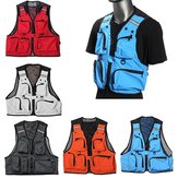 Multi Pockets Fishing Hunting Mesh Vest Mens Outdoor Leisure Jacket