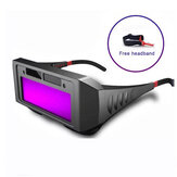自動調光溶接眼鏡 アルゴンアーク溶接ソーラーゴーグル 特殊な反射防止眼鏡 ワーカーのためのツール 自動調光