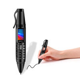 SERVO K07 0.96inch 300mAh bluetooth Dialer Recording Pen Handwriting Pen Flashlight Camera Dual SIM Mini Card phone