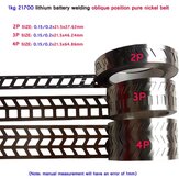 21700 2P/3P/4P Oblique Row Pure Nickel Belt for Lithium Battoblique Row without Bracket Spot Welding