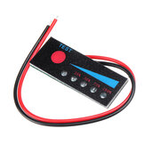 3.7V 1-7S Li-ion Lithium Battery 12-48V LiFePO4 Battery Power Indicator Board 12V Car Lead Acid Battery Level Capacity Meter with Reverse Connection