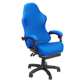 Pokrowiec na obrotowe krzesło komputerowe do gier, który można prać. Elastyczne pokrycie na siedzenie fotela ze streczu, poliestrowe nakrycie na siedzenie chroniące krzesło do gier z funkcją rozkładania.